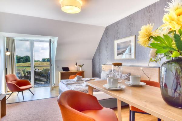 Na foto é possível ver o objeto Ferienwohnung Mauersegler 14 im Wreecher Idyll Rügen by ruyastay localizado na cidade de Putbus.