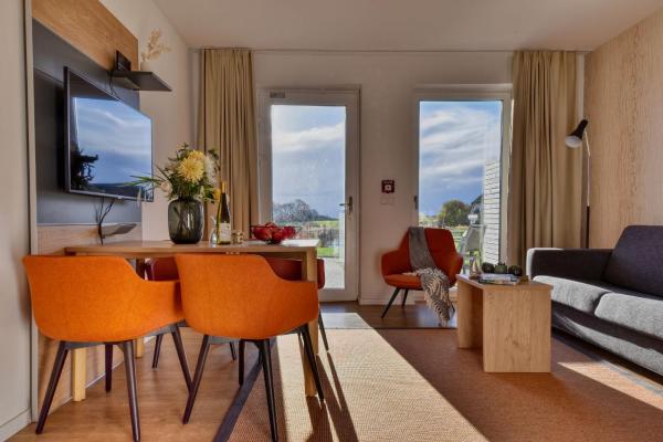 Nella foto è visibile l'oggetto Ferienwohnung Goldammer 03 im Wreecher Idyll Rügen by ruyastay situato nella città di Putbus.