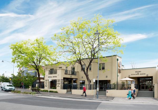 På bildet vises objektet Royal Hotel som ligger i byen Faulconbridge.