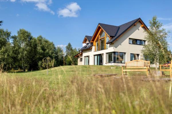 På bildet vises objektet YoGaiia Retreat Centrum - Váš kouzelný únik do přírody - s možností jóga lekce som ligger i byen Moravský Beroun.