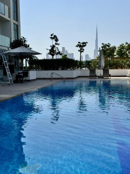 A la foto es mostra l'objecte Burj Khalifa view modern 1BHK with balcony situat a la ciutat de Dubai.