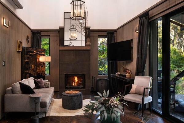 Kuvassa näkyy kohde Bainbridge House-beautiful home in native bush, joka sijaitsee kaupungissa Glenlyon.