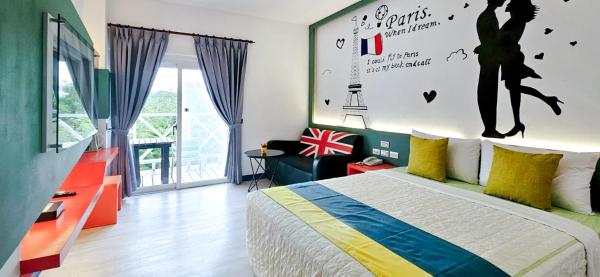 På billedet ses objektet Ocean Star B&B beliggende i byen Kenting.
