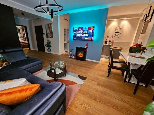 En la foto se muestra el objeto Apartament Podskarpie ubicado en la ciudad de Będzin.