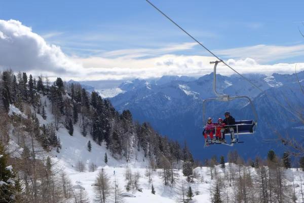 Na zdjęciu widoczny jest obiekt Una chicca in Val di Sole położony w mieście Folgarida.