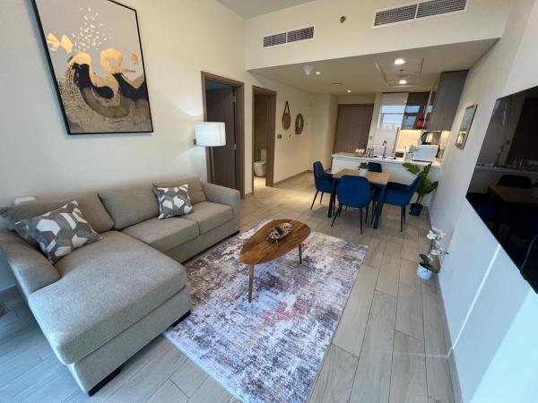 På billedet ses objektet Special Offer Rental One Bedroom Apartment at Azizi Riviera Dubai beliggende i byen Dubai.
