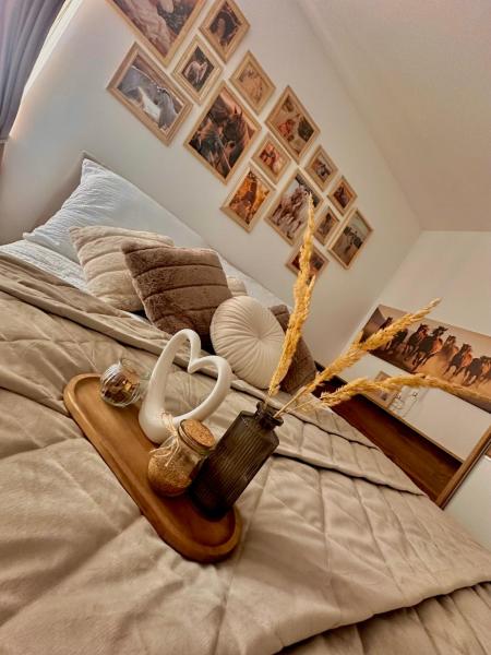 Na fotografii je vidět objekt Csatangoló Lovas Apartman Gold nacházející se ve městě Gerjen.