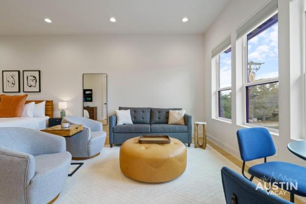 A la foto es mostra l'objecte Brand New Studio Apt w King Bed Kitchenette in Steiner Ranch by Austin Vacay situat a la ciutat de Austin.