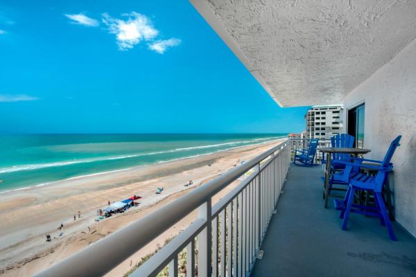 Top Floor Penthouse With Huge Balcony Oceanfront Views Located On The No-drive Beach! - New Smyrna Beach, FL