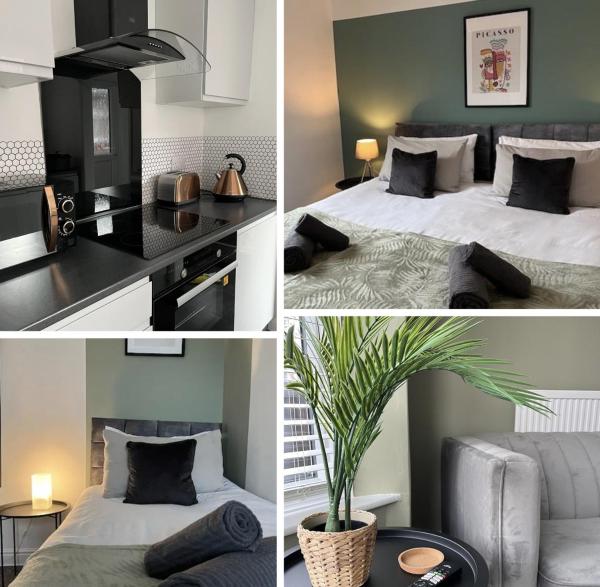På billedet ses objektet Stylish Townhouse in Lincoln beliggende i byen Boultham.