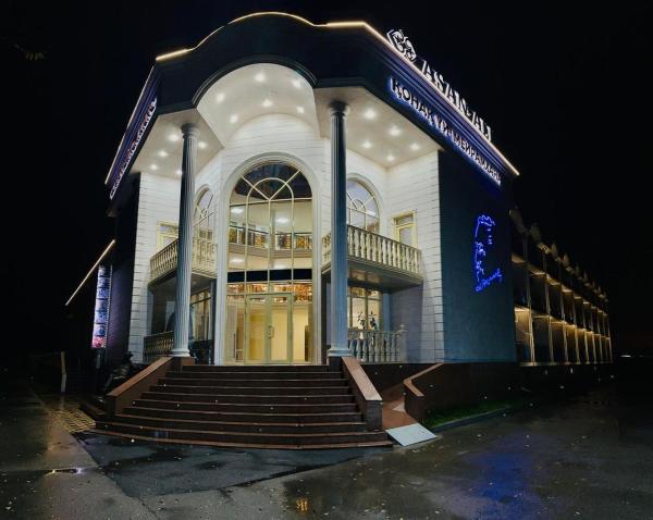 A la foto es mostra l'objecte Гостиница Asan Ali situat a la ciutat de Kapchagay.