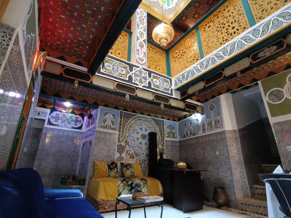 Na zdjęciu widoczny jest obiekt Riad Safir Medina Fes położony w mieście Fez.