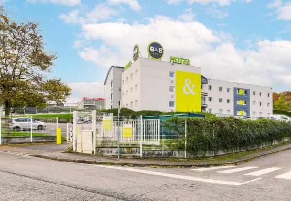Na zdjęciu widoczny jest obiekt B&B HOTEL Nancy Frouard położony w mieście Frouard.