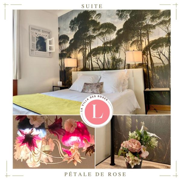 照片显示了位于Luçon市的La Villa des Roses Gîte Chambres d'hôtes Piscine chauffée物件。