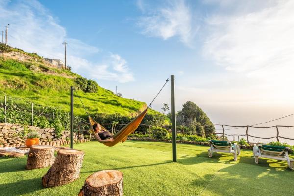 Na zdjęciu widoczny jest obiekt Ocean View Eiras Cottage I położony w mieście Fajã da Ovelha.