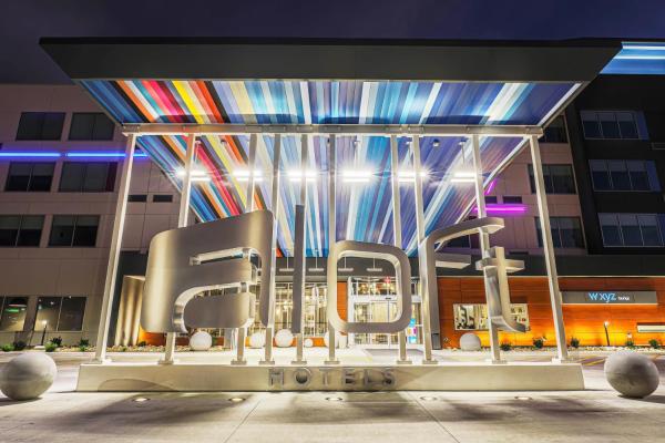 A la foto es mostra l'objecte Aloft by Marriott Reno-Tahoe International Airport situat a la ciutat de Reno.