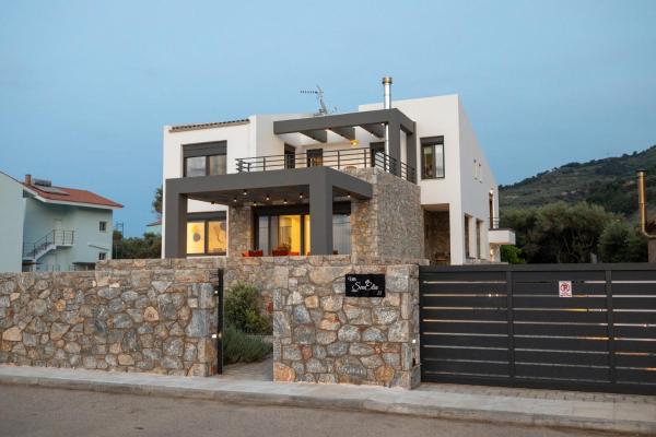 Auf dem Foto ist das Objekt Villa SeaElia in der Stadt Trápeza zu sehen.
