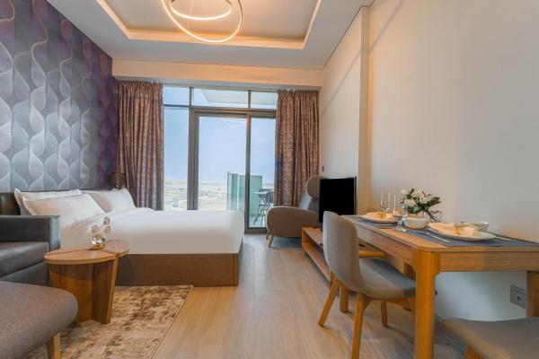 A la foto es mostra l'objecte Creek view studio deleguest situat a la ciutat de Dubai.