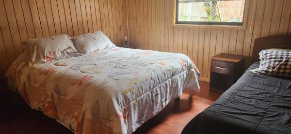 A la foto es mostra l'objecte Cabañas Acayan situat a la ciutat de Puerto Cisnes.