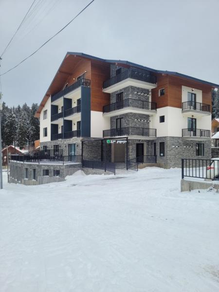 A la foto es mostra l'objecte Eco Village Apartments 4 with terrace situat a la ciutat de Bakuriani.