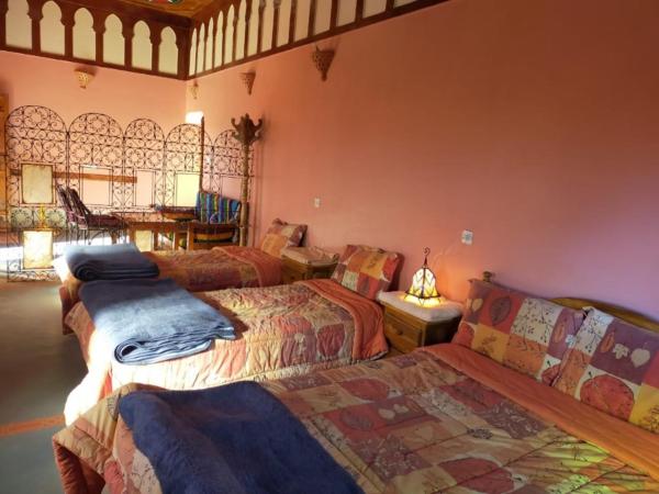 Kuvassa näkyy kohde Riad Bouchahoud Hotel in Telouet, joka sijaitsee kaupungissa Telouet.