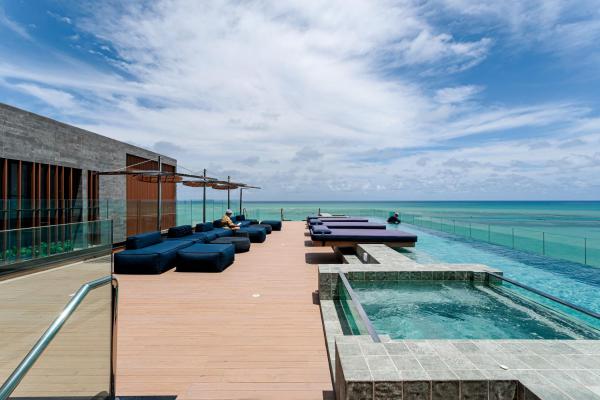 Nella foto è visibile l'oggetto Flat Luxuoso Beira Mar - New Time situato nella città di Maceió.
