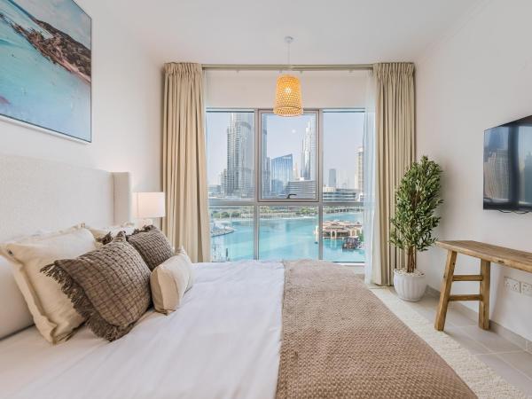 På billedet ses objektet the 'Byron Bay' Condo - Coastal 2BR - Executive Burj Khalifa Suite beliggende i byen Dubai.