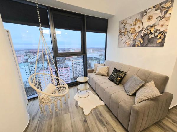 På bilden syns objektet Hanza Tower AJP Glamour apartment high floor som ligger i staden Szczecin.
