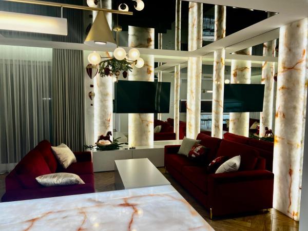 På bildet vises objektet Apartament Primavera 4 Premium MINI SPA Dwa bliźniacze Apartamenty som ligger i byen Kielce.