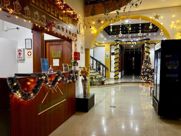写真にはトルヒーリョ市にあるHOTEL LOS ANDES SUITEが写っています。