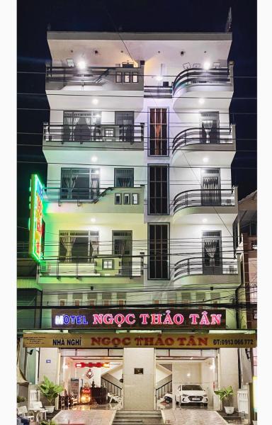 Auf dem Foto ist das Objekt NGỌC THẢO TÂN Motel - CHÂU ĐỐC in der Stadt Ấp Châu Thới zu sehen.