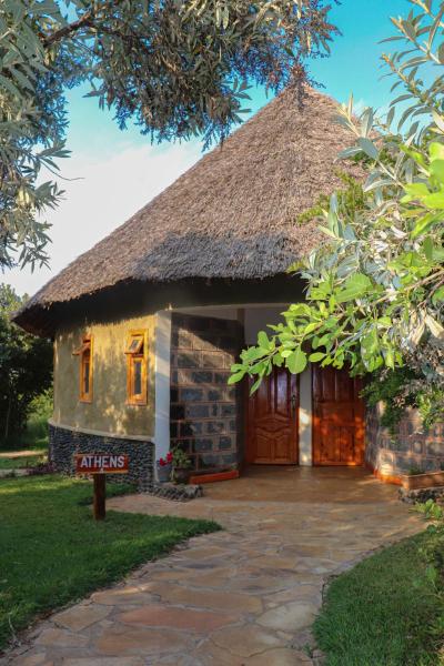A la foto es mostra l'objecte Kieni Getaway situat a la ciutat de Mweiga.