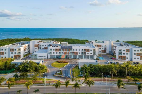 På billedet ses objektet Residence Inn by Marriott Cancun Hotel Zone beliggende i byen Cancún.