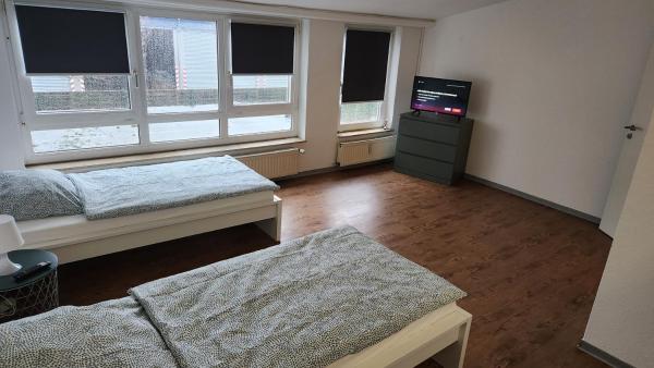 Στη φωτογραφία φαίνεται το αντικείμενο Kleines Appartement für 4 Personen Bellonia που βρίσκεται στην πόλη Piesberger.
