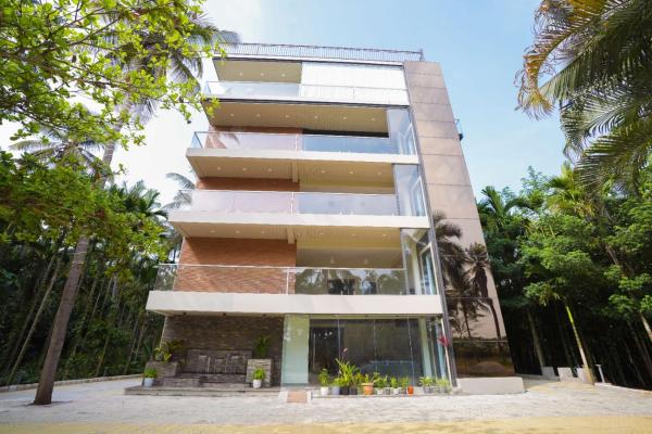 A la foto es mostra l'objecte Kalpavana resort situat a la ciutat de Hosdurga.