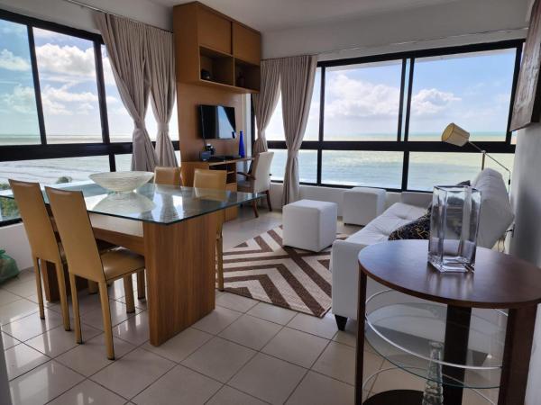 A la foto es mostra l'objecte Flat a beira-mar Avenida Boa viagem situat a la ciutat de Recife.