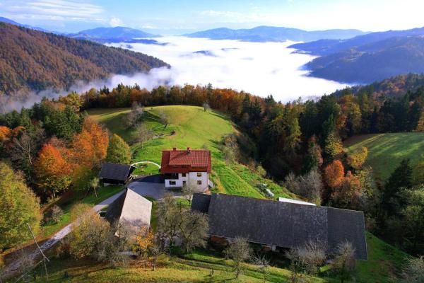 A la foto es mostra l'objecte Healing Farm situat a la ciutat de Žiri.