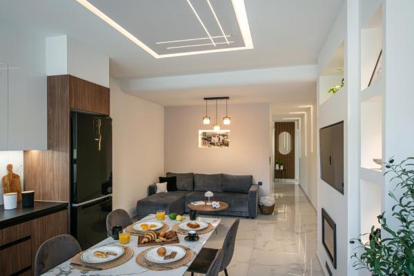 Nella foto è visibile l'oggetto Savvy Apartments situato nella città di Mitrópolis.