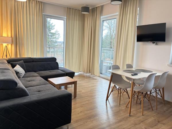 Na foto é possível ver o objeto Mazurski Sad apartament Juno localizado na cidade de Kiersztanowo.