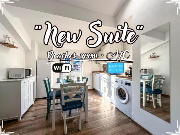 A la foto es mostra l'objecte New Suite - Spiagge 900m - Hiper WiFi - Smart TV situat a la ciutat de Varazze.