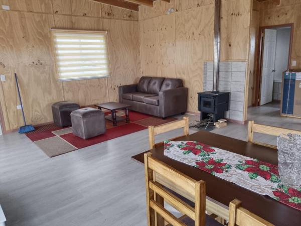 På bildet vises objektet Cabaña Lañusta som ligger i byen La Chamiza.