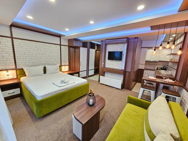 A la foto es mostra l'objecte Elegant Studio in Top Bansko Location - Ski & Relax by Flat Mаnager situat a la ciutat de Bansko.
