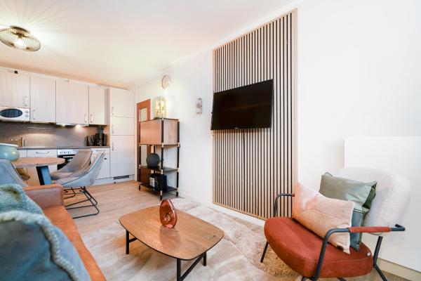 A la foto es mostra l'objecte Das Solaris 14 Beach Apartment mit Gemeinschaftssauna und Grillplatz situat a la ciutat de Grömitz.