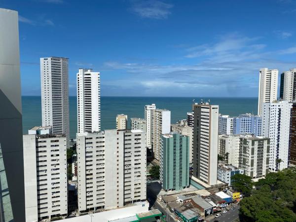 A la foto es mostra l'objecte Flat no Pontes Home Stay 16 Andar Boa Viagem situat a la ciutat de Recife.