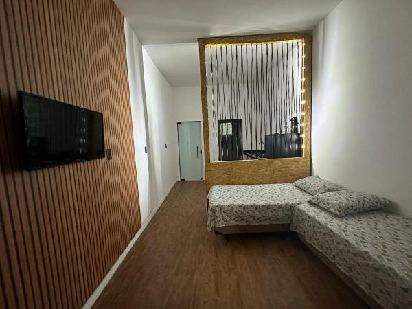 På billedet ses objektet Casa nova com ar condicionado beliggende i byen Aparecida.