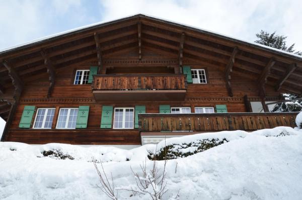 La photo montre l'objet Chalet Wandelgrün situé dans la ville de Gütsch.