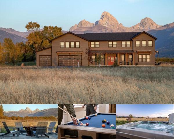 Auf dem Foto ist das Objekt Luxury Teton Retreat- Hot Tub, Comfort, Views in der Stadt Driggs zu sehen.