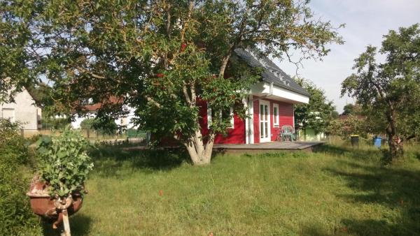 Na fotografii je vidět objekt Alter Schwede, Ferienhaus mit großem Garten am Lychener Seenkreuz nacházející se ve městě Lychen.