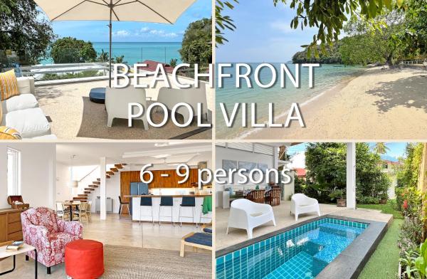 Op de foto is het object At the Beach New 6-9 person Pool Villa Ao Yon Phuket te zien, gelegen in de stad Ko Lon.