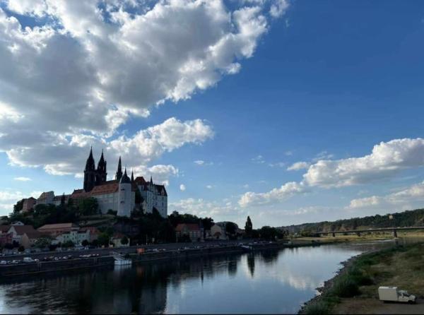 A la foto es mostra l'objecte Ferienwohnung Dresden Laubegast situat a la ciutat de Dresden.